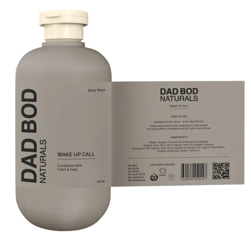 Dad Bod Naturals Wake Up Call Body Wash